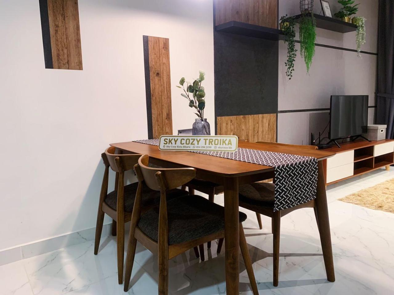 Sky Cozy Troika Residence, 1 Bedroom 4-6 Pax, 2 Bedrooms 6-8 Pax, Pool Vew, Sky & City View, Free Parking, Pool, Unlimited Wifi & Netflix Kota Bharu Buitenkant foto