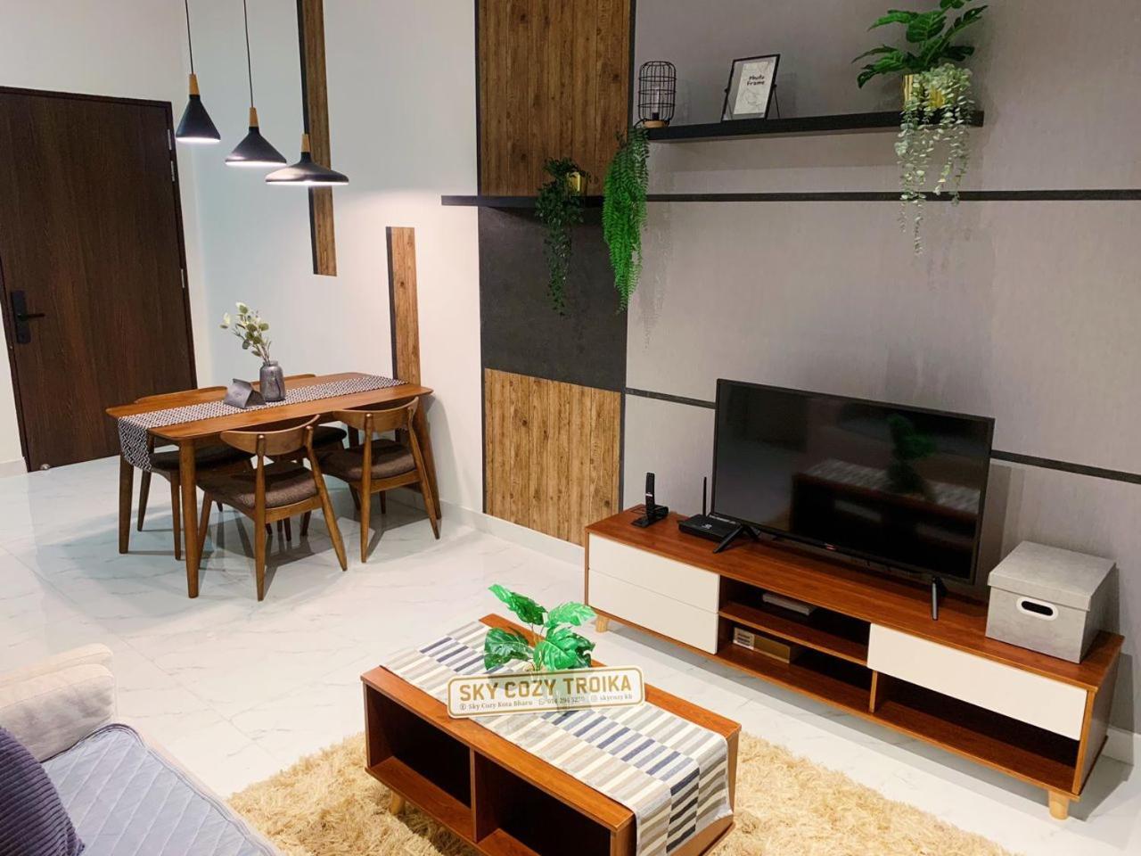 Sky Cozy Troika Residence, 1 Bedroom 4-6 Pax, 2 Bedrooms 6-8 Pax, Pool Vew, Sky & City View, Free Parking, Pool, Unlimited Wifi & Netflix Kota Bharu Buitenkant foto