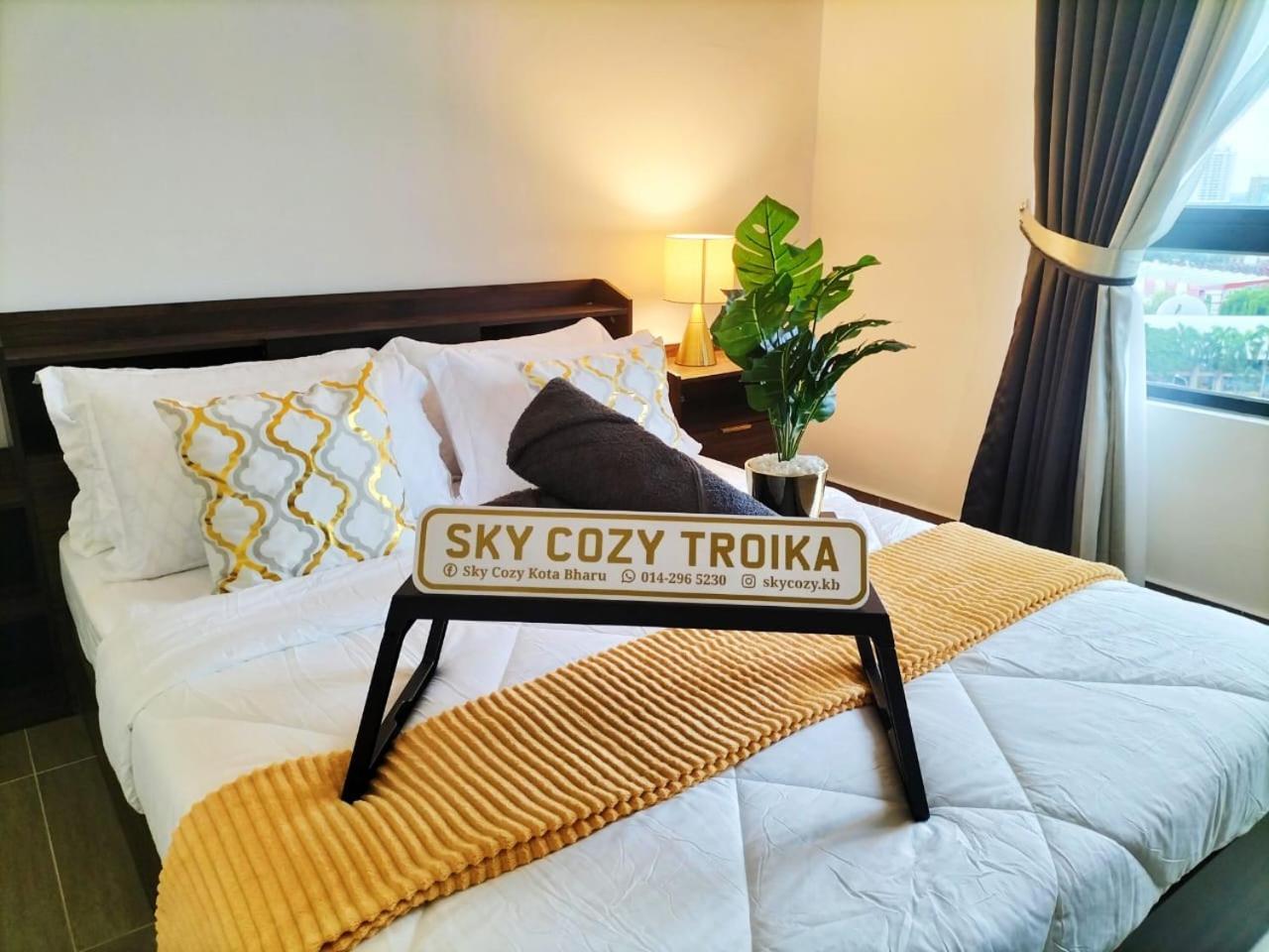 Sky Cozy Troika Residence, 1 Bedroom 4-6 Pax, 2 Bedrooms 6-8 Pax, Pool Vew, Sky & City View, Free Parking, Pool, Unlimited Wifi & Netflix Kota Bharu Buitenkant foto