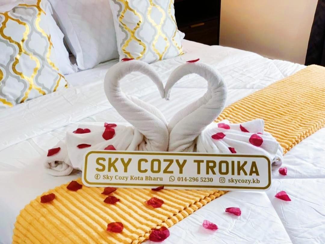 Sky Cozy Troika Residence, 1 Bedroom 4-6 Pax, 2 Bedrooms 6-8 Pax, Pool Vew, Sky & City View, Free Parking, Pool, Unlimited Wifi & Netflix Kota Bharu Buitenkant foto