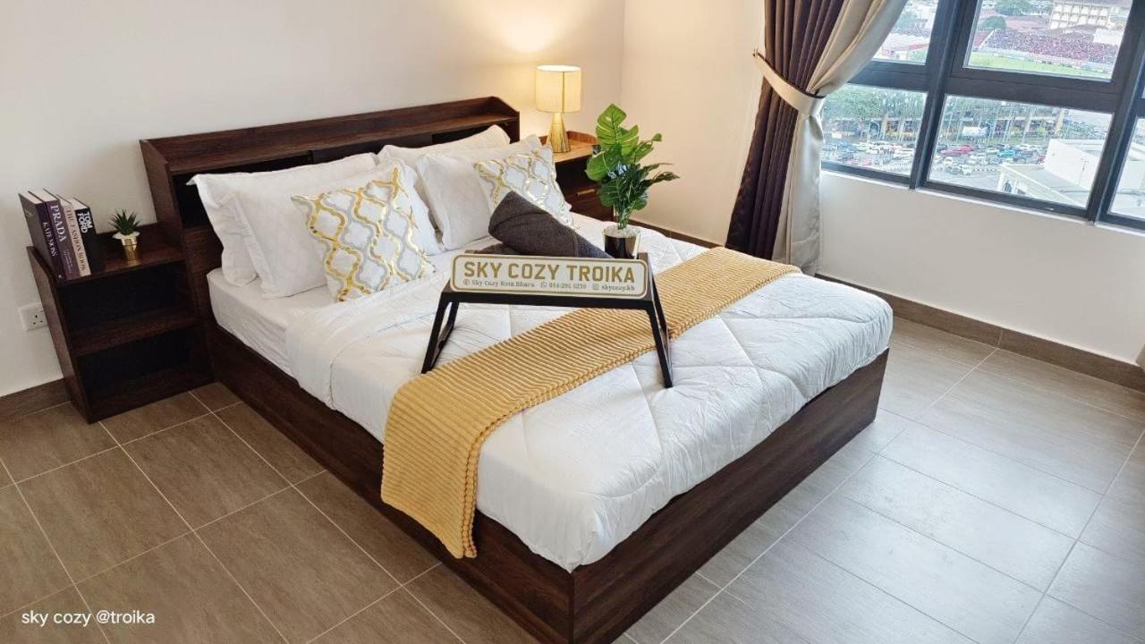 Sky Cozy Troika Residence, 1 Bedroom 4-6 Pax, 2 Bedrooms 6-8 Pax, Pool Vew, Sky & City View, Free Parking, Pool, Unlimited Wifi & Netflix Kota Bharu Buitenkant foto