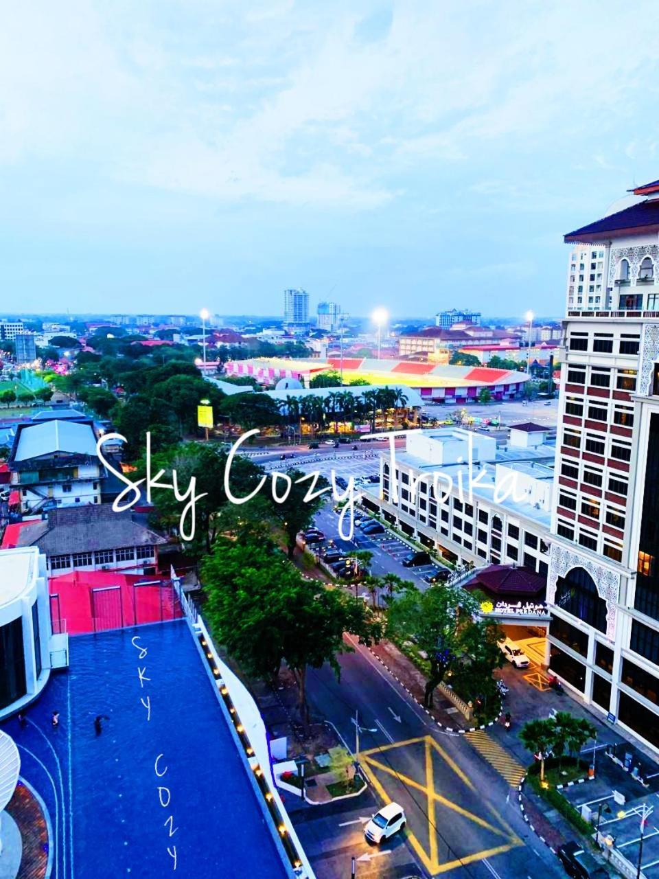Sky Cozy Troika Residence, 1 Bedroom 4-6 Pax, 2 Bedrooms 6-8 Pax, Pool Vew, Sky & City View, Free Parking, Pool, Unlimited Wifi & Netflix Kota Bharu Buitenkant foto