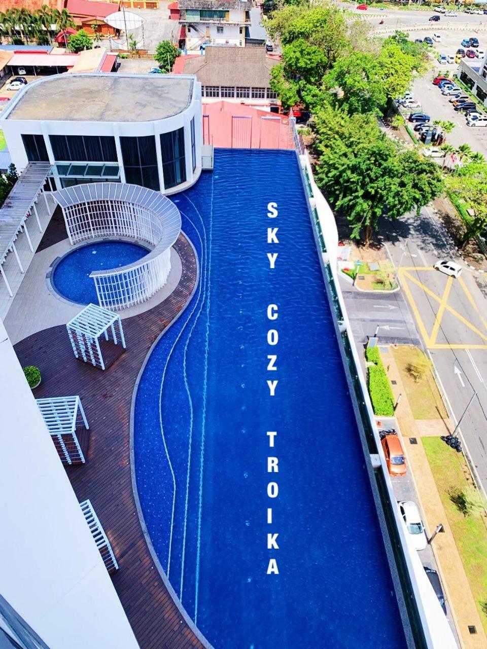 Sky Cozy Troika Residence, 1 Bedroom 4-6 Pax, 2 Bedrooms 6-8 Pax, Pool Vew, Sky & City View, Free Parking, Pool, Unlimited Wifi & Netflix Kota Bharu Buitenkant foto
